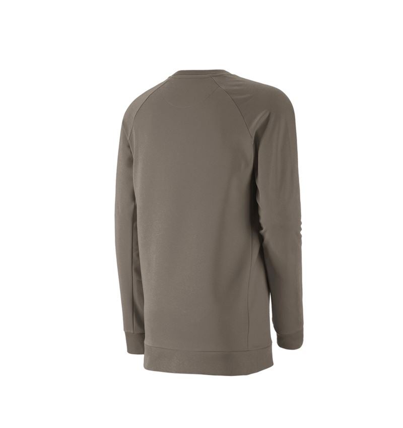 Installateurs / Plombier: e.s. Sweatshirt cotton stretch, long fit + pierre 3