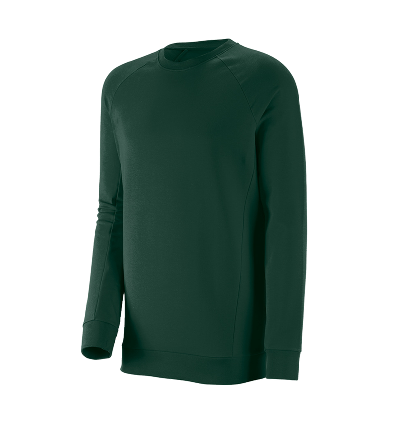 Themen: e.s. Sweatshirt cotton stretch, long fit + grün 2