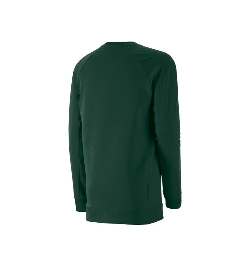 Onderwerpen: e.s. Sweatshirt cotton stretch, long fit + groen 3