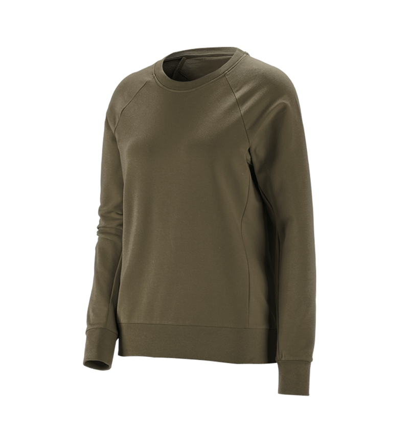 Themen: e.s. Sweatshirt cotton stretch, Damen + schlammgrün 2