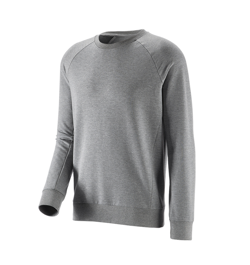 Thèmes: e.s. Sweatshirt cotton stretch + gris mélange 2