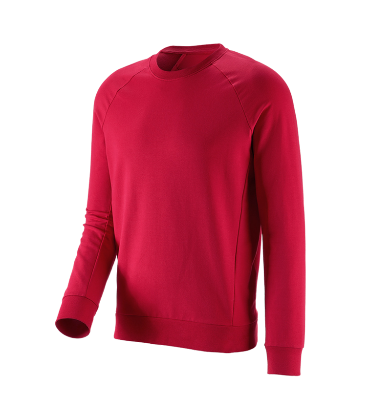 Thèmes: e.s. Sweatshirt cotton stretch + rouge vif 2