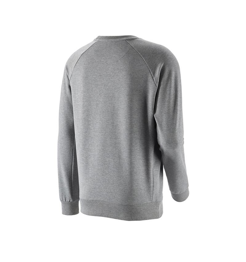 Hauts: e.s. Sweatshirt cotton stretch + gris mélange 3