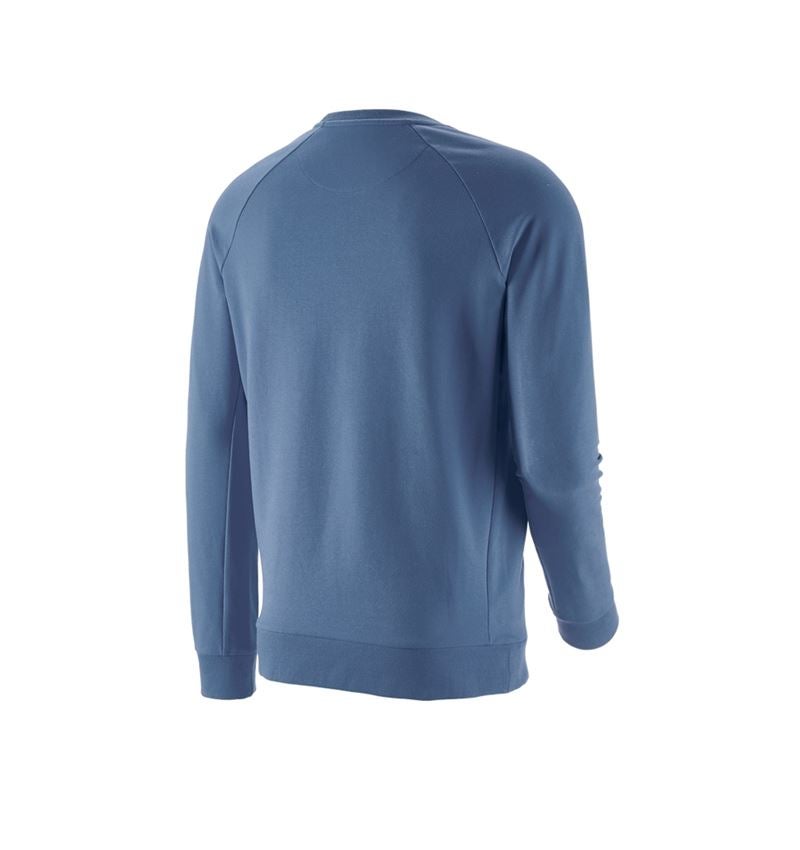 Hauts: e.s. Sweatshirt cotton stretch + cobalt 3