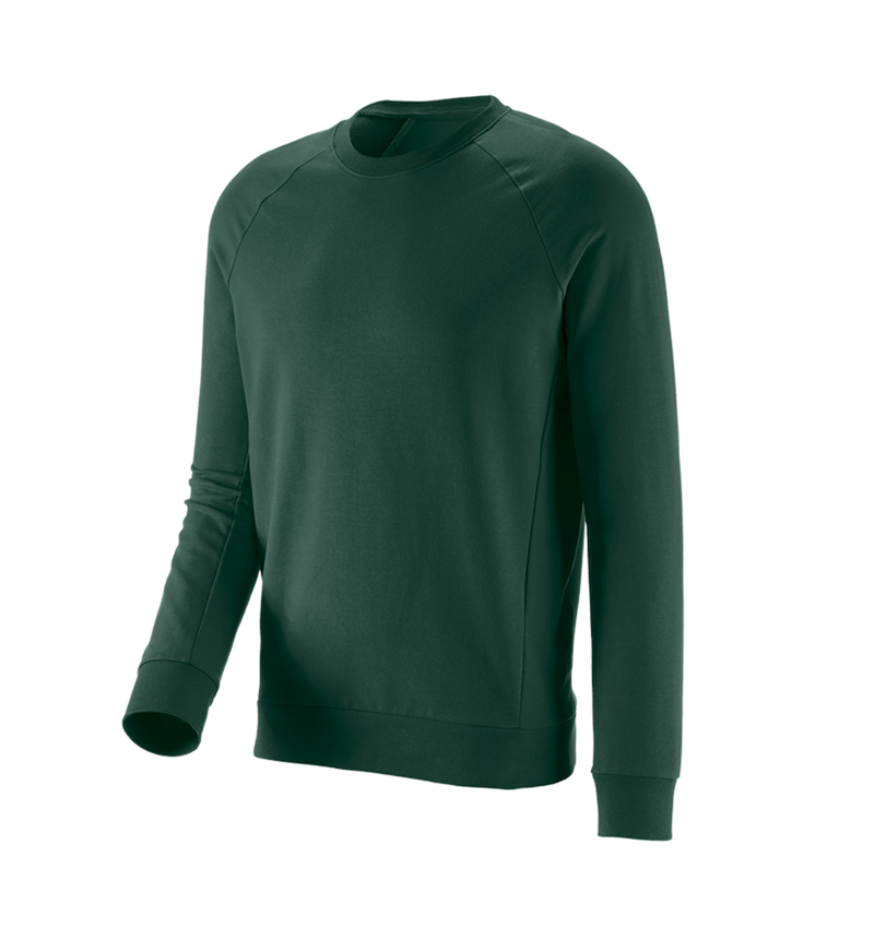 Hauts: e.s. Sweatshirt cotton stretch + vert 2