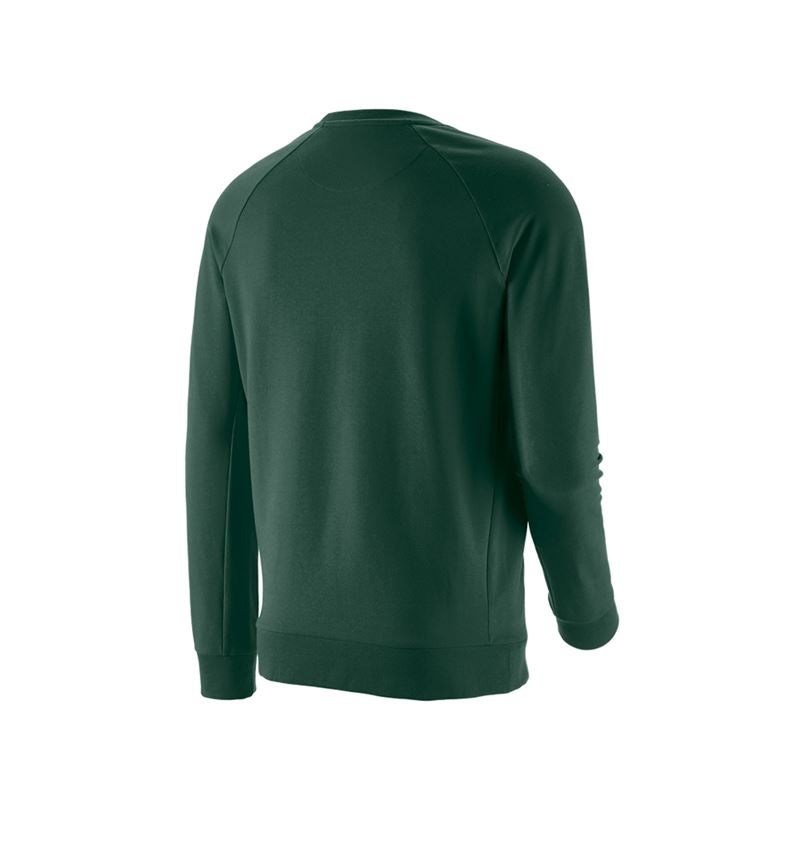 Hauts: e.s. Sweatshirt cotton stretch + vert 3