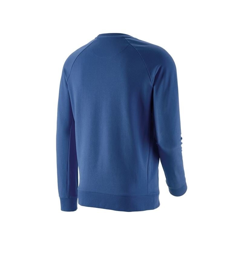 Shirts & Co.: e.s. Sweatshirt cotton stretch + alkaliblau 4