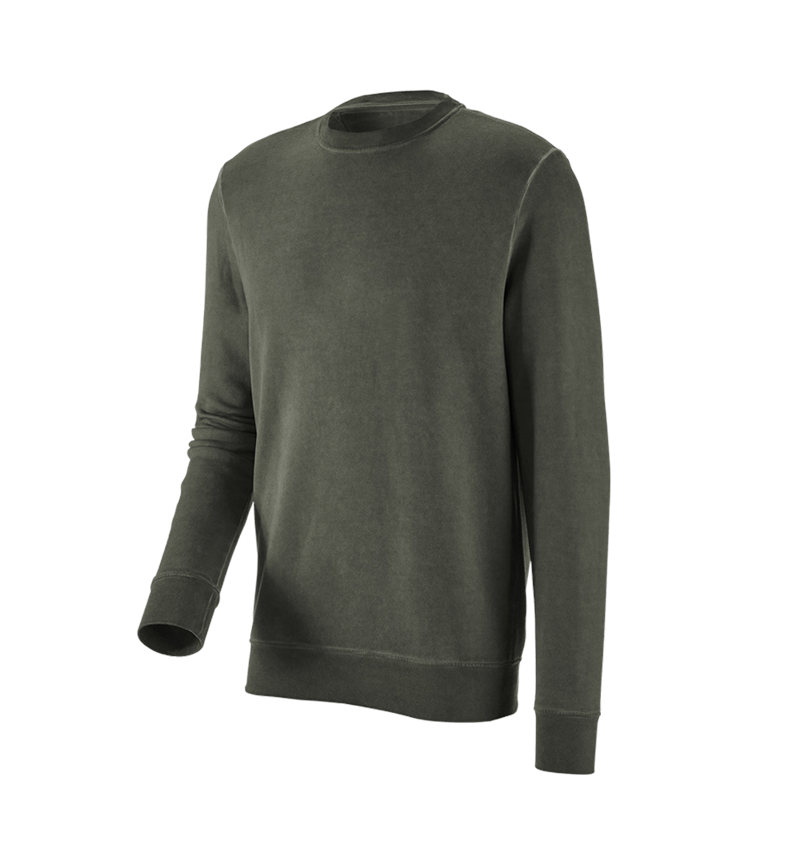 Shirts & Co.: e.s. Sweatshirt vintage poly cotton + tarngrün vintage 5