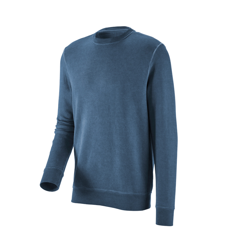 Installateurs / Plombier: e.s. Sweatshirt vintage poly cotton + bleu antique vintage 5