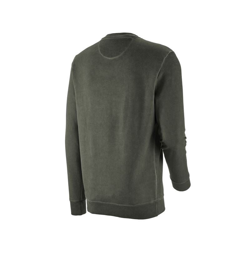 Bovenkleding: e.s. Sweatshirt vintage poly cotton + camouflagegroen vintage 6