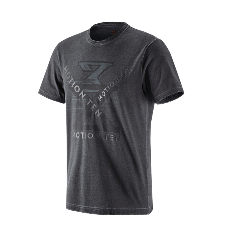 Bovenkleding: T-Shirt e.s.motion ten + oxidezwart vintage 1