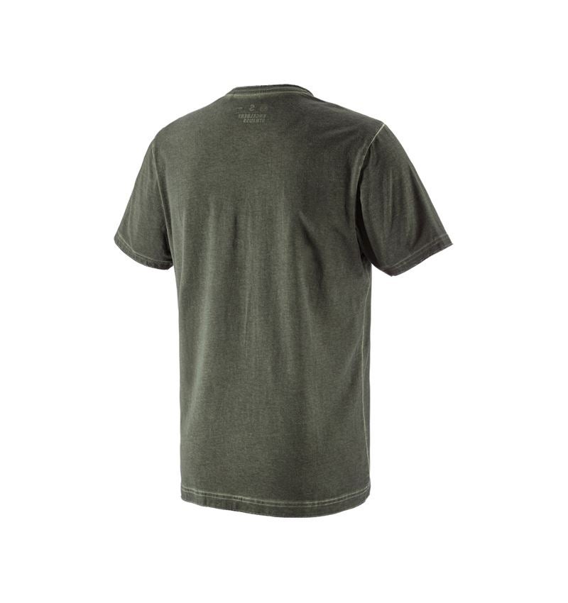 Bovenkleding: T-Shirt e.s.motion ten + camouflagegroen vintage 2