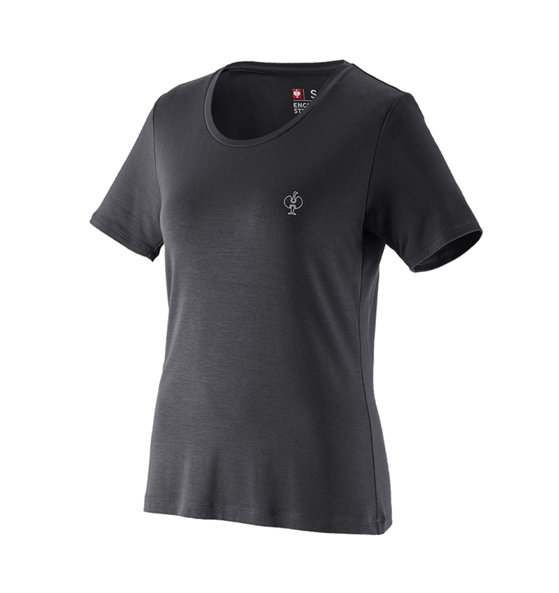 Bovenkleding: Modal-shirt e.s. ventura vintage, dames + zwart 2