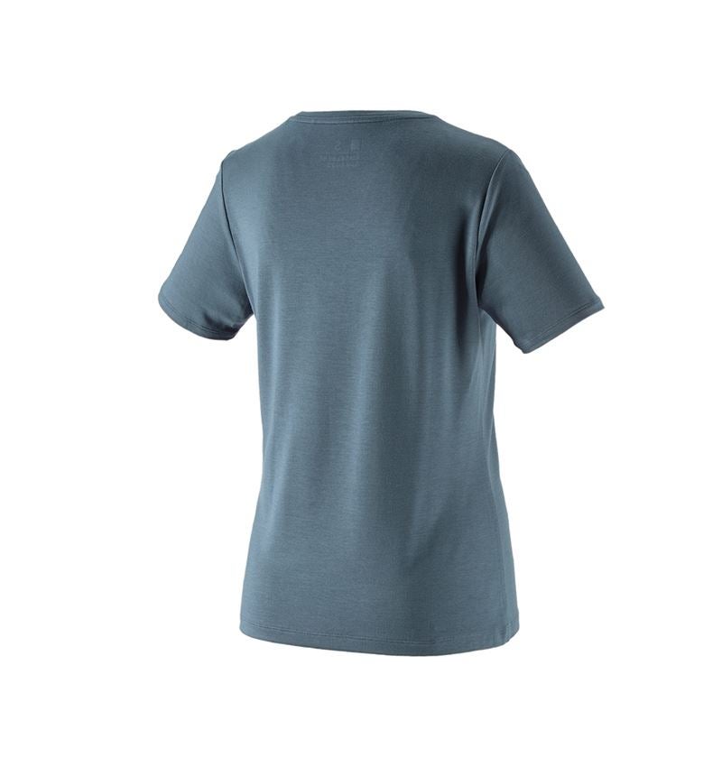 Bovenkleding: Modal-shirt e.s. ventura vintage, dames + ijzerblauw 3