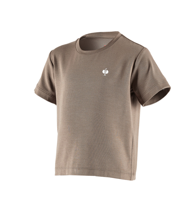 Shirts & Co.: Modal-Shirt e.s. ventura vintage, Kinder + umbrabraun 2
