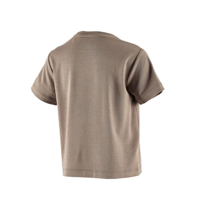 Shirts & Co.: Modal-Shirt e.s. ventura vintage, Kinder + umbrabraun 3