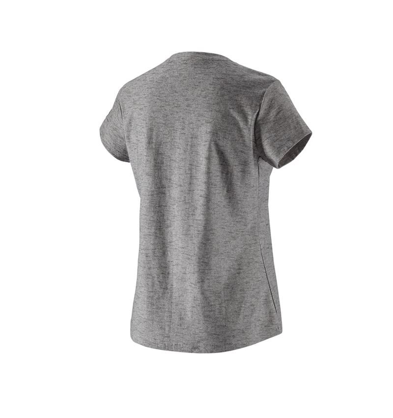 Shirts & Co.: T-Shirt e.s.vintage, Damen + schwarz melange 3