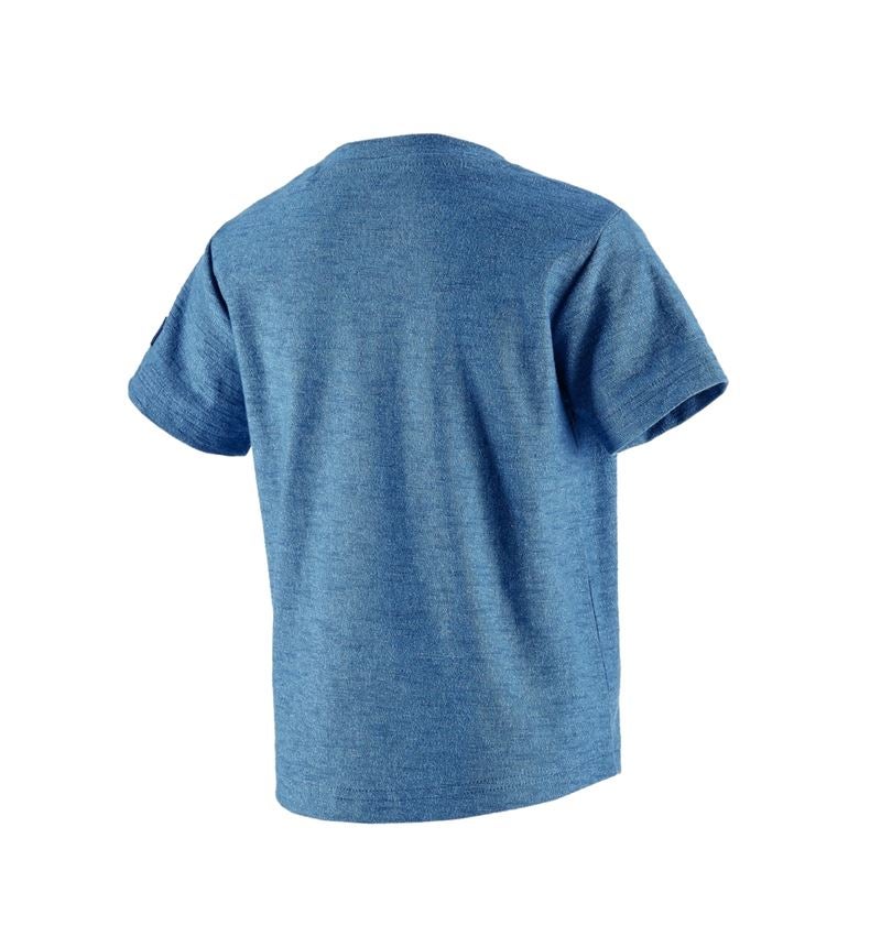 Bovenkleding: T-Shirt e.s.vintage, kinderen + arctisch blauw melange 3