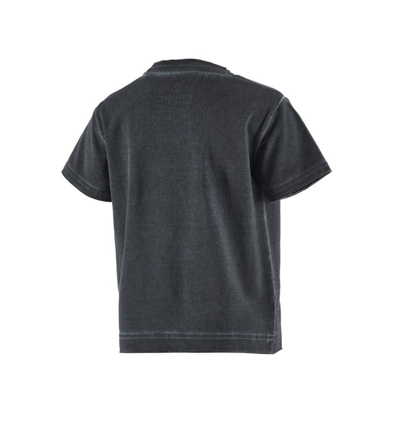 Shirts & Co.: T-Shirt e.s.motion ten ostrich, Kinder + oxidschwarz vintage 3