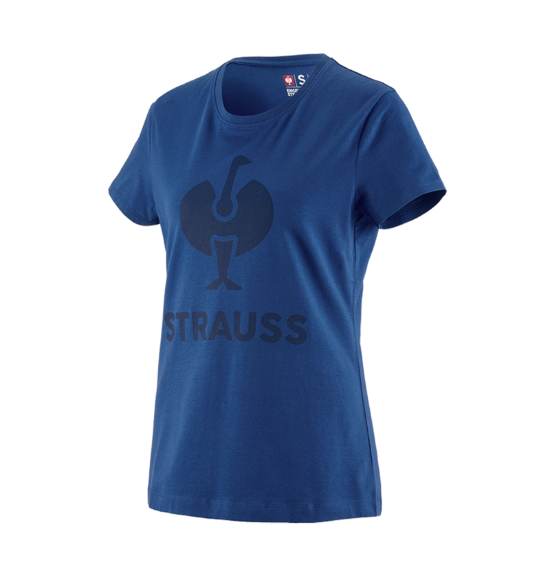 Thèmes: T-Shirt e.s.concrete, femmes + bleu alcalin
