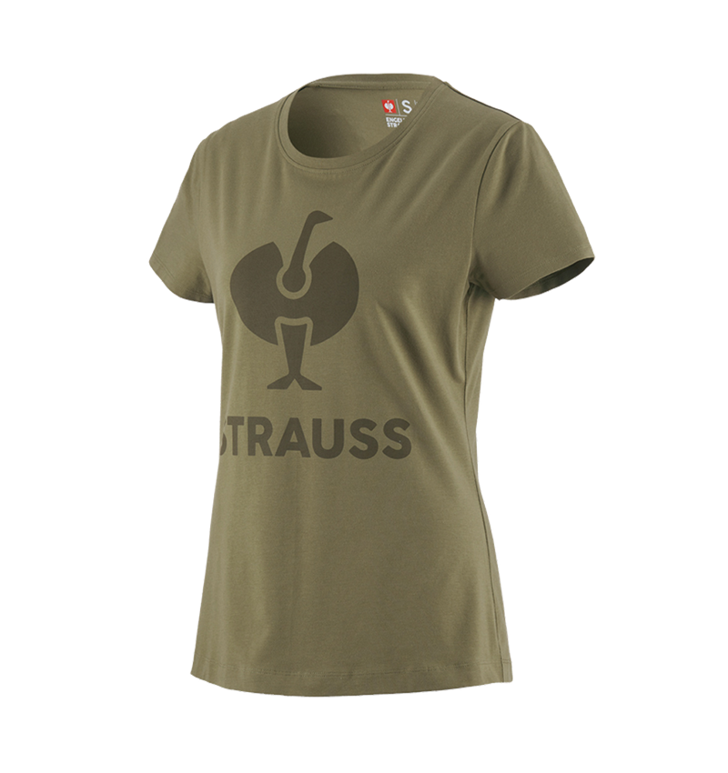 Hauts: T-Shirt e.s.concrete, femmes + vert stipa 1