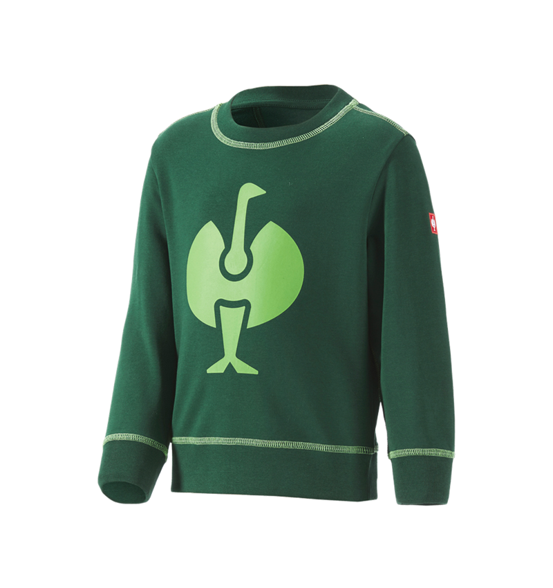 Shirts & Co.: Sweatshirt e.s.motion 2020, Kinder + grün/seegrün 1