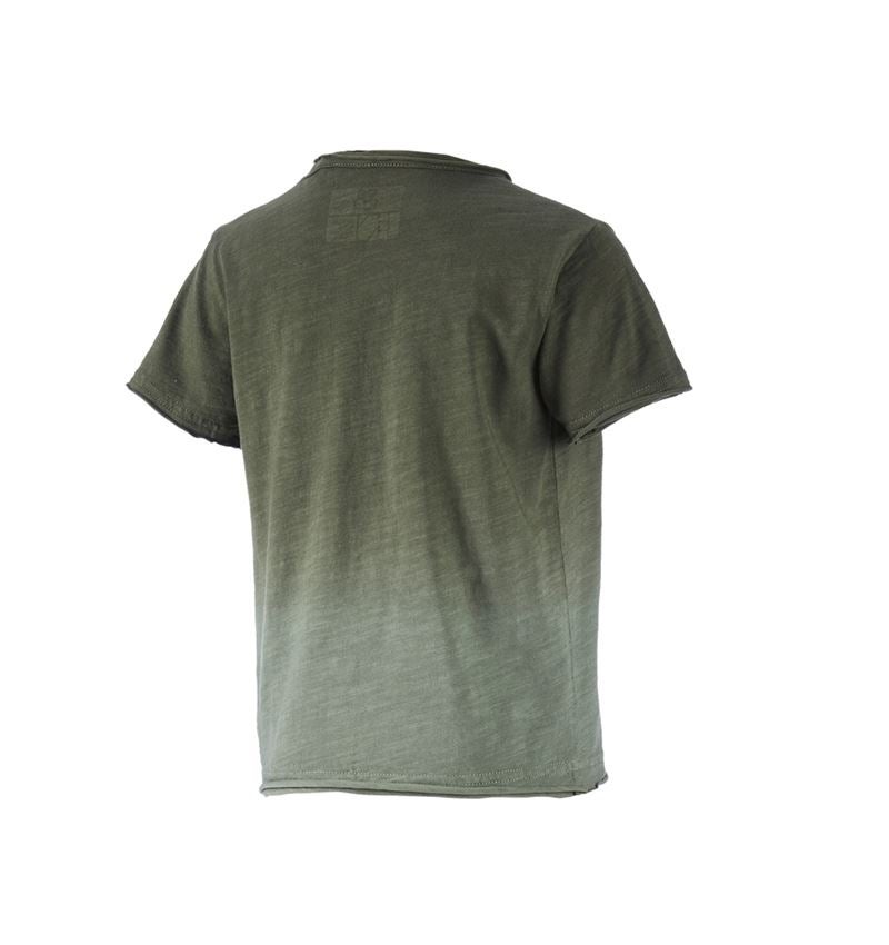Bovenkleding: e.s. T-Shirt denim workwear, kinderen + camouflagegroen vintage 2