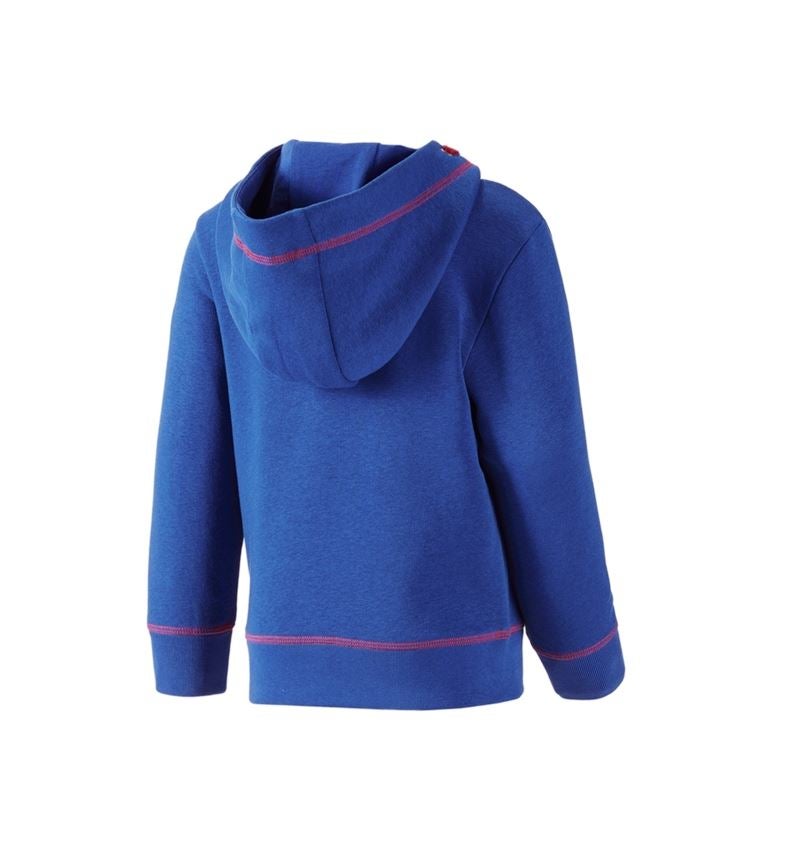 Bovenkleding: Hoody-Sweatshirt e.s.motion 2020, kinderen + korenblauw/vuurrood 2