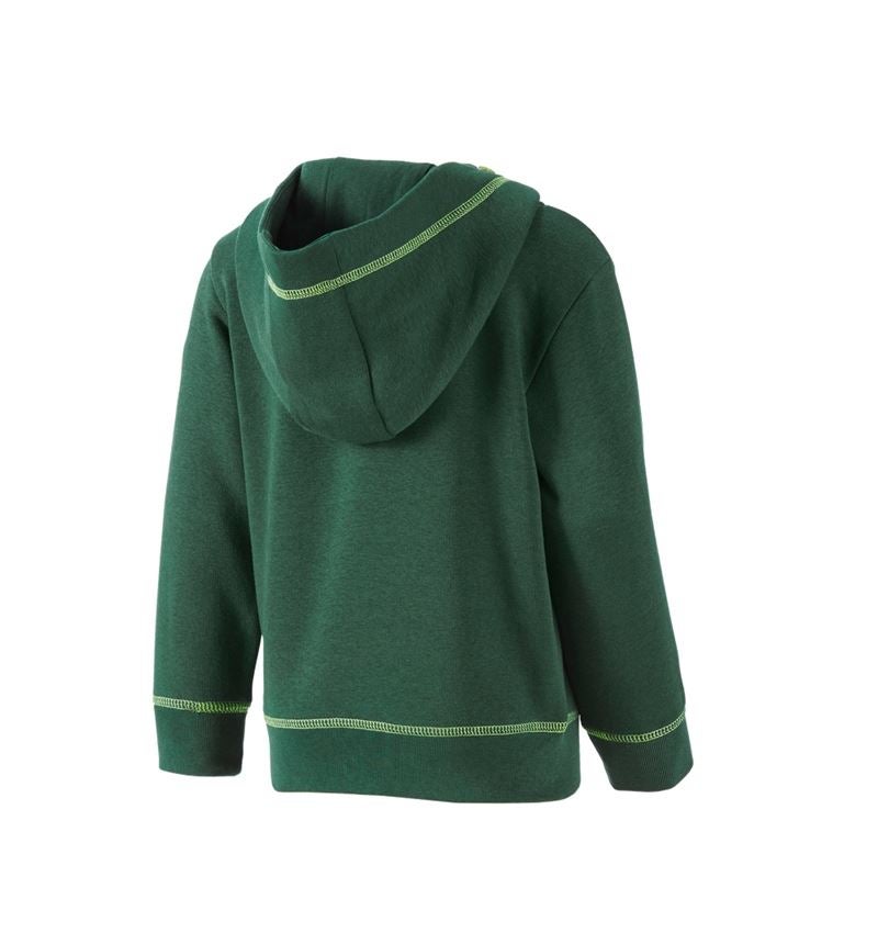 Bovenkleding: Hoody-Sweatshirt e.s.motion 2020, kinderen + groen/zeegroen 2