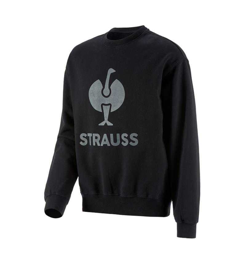 Hauts: Sweatshirt Oversize e.s.motion ten + noir oxyde vintage 3