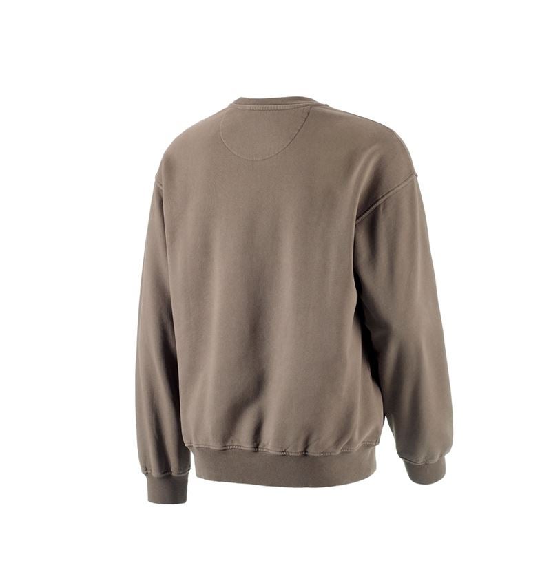 Hauts: Sweatshirt Oversize e.s.motion ten + brun pécan vintage 4