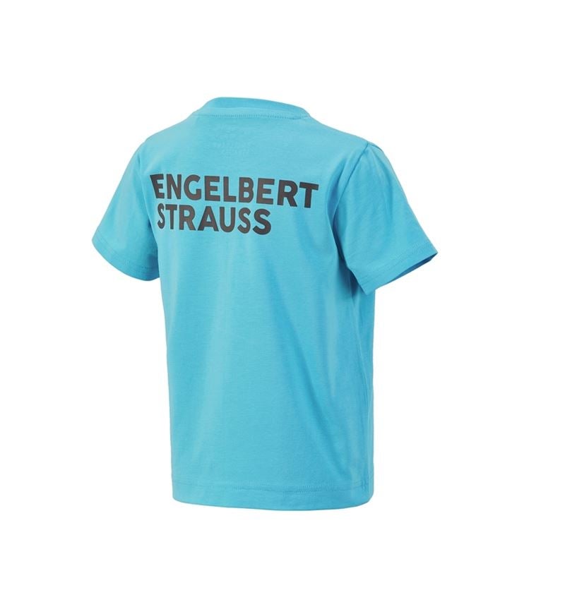 Kleding: T-Shirt e.s.trail, kinderen + lapis turkoois/antraciet 3