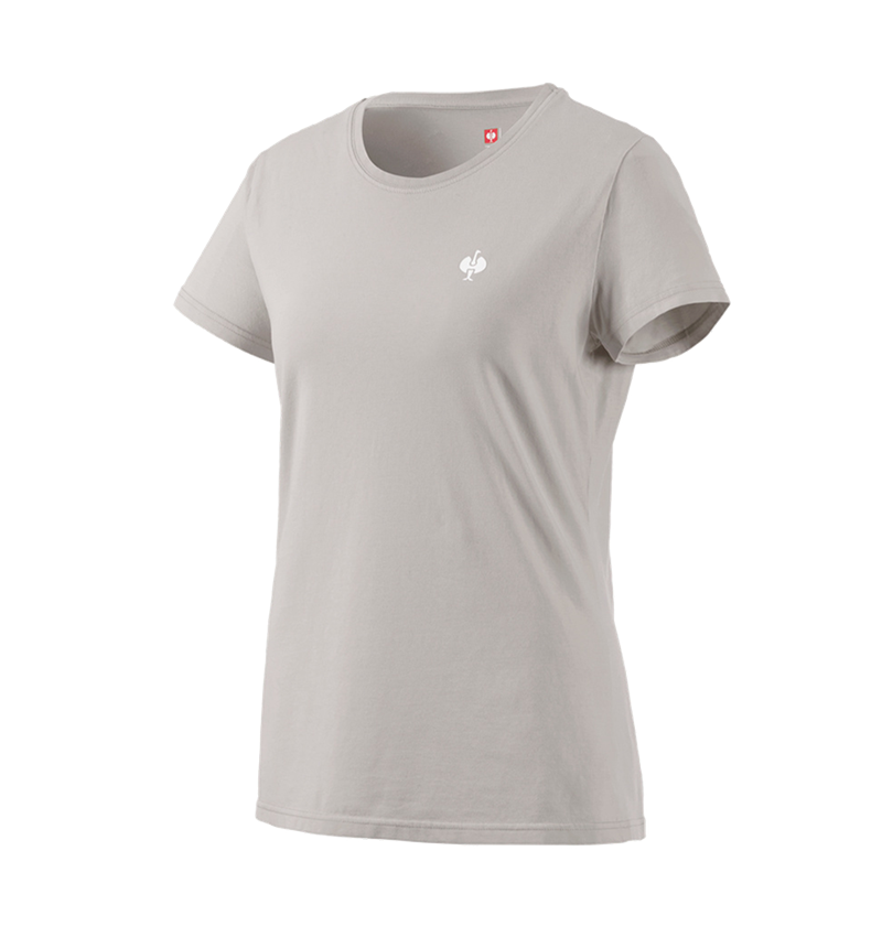 Bovenkleding: T-Shirt e.s.motion ten pure, dames + opaalgrijs vintage 2