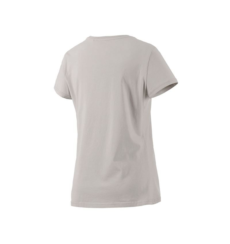 Bovenkleding: T-Shirt e.s.motion ten pure, dames + opaalgrijs vintage 3
