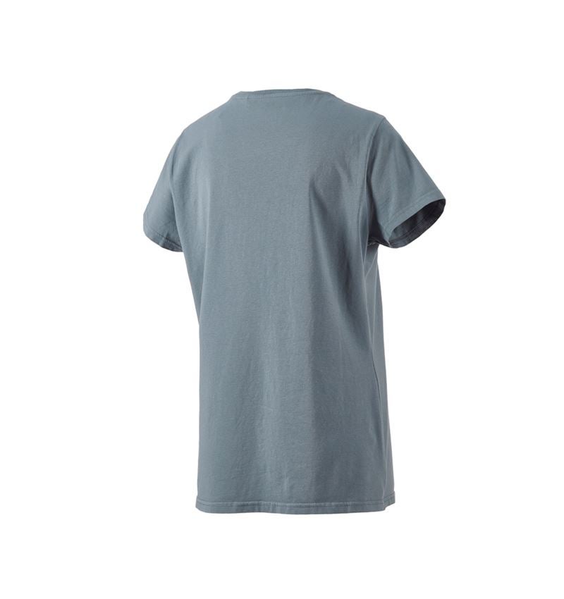 Hauts: T-Shirt e.s.motion ten pure, femmes + bleu fumée vintage 3