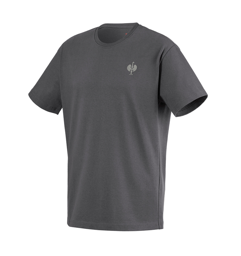 Shirts & Co.: T-Shirt heavy e.s.iconic + carbongrau 9