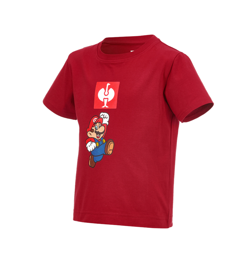 Bovenkleding: Super Mario T-Shirt, kinderen + vuurrood 2