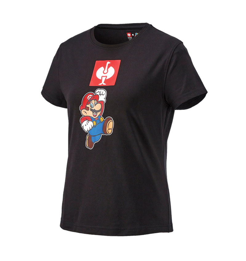 Collaborations: Super Mario T-Shirt, femmes + noir 2
