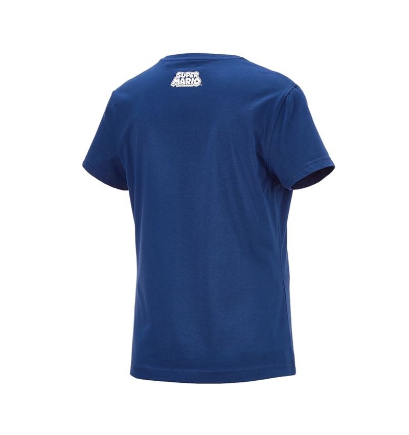 Samenwerkingen: Super Mario T-Shirt, dames + alkalisch blauw 2