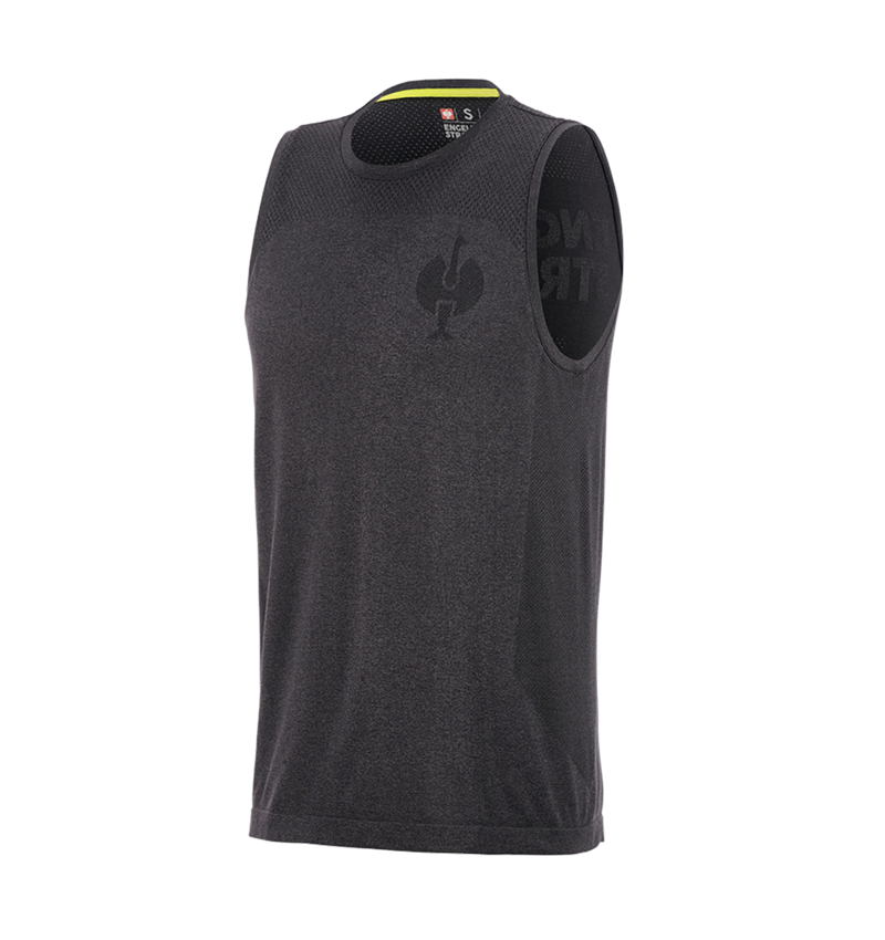 Bovenkleding: Athletic shirt seamless e.s.trail + zwart melange 5