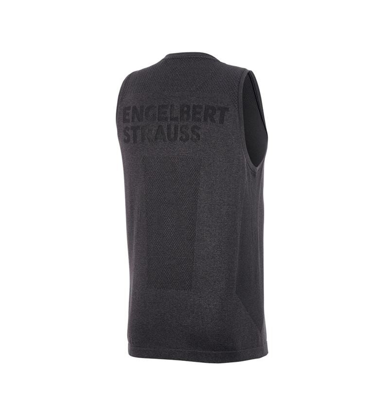 Bovenkleding: Athletic shirt seamless e.s.trail + zwart melange 6