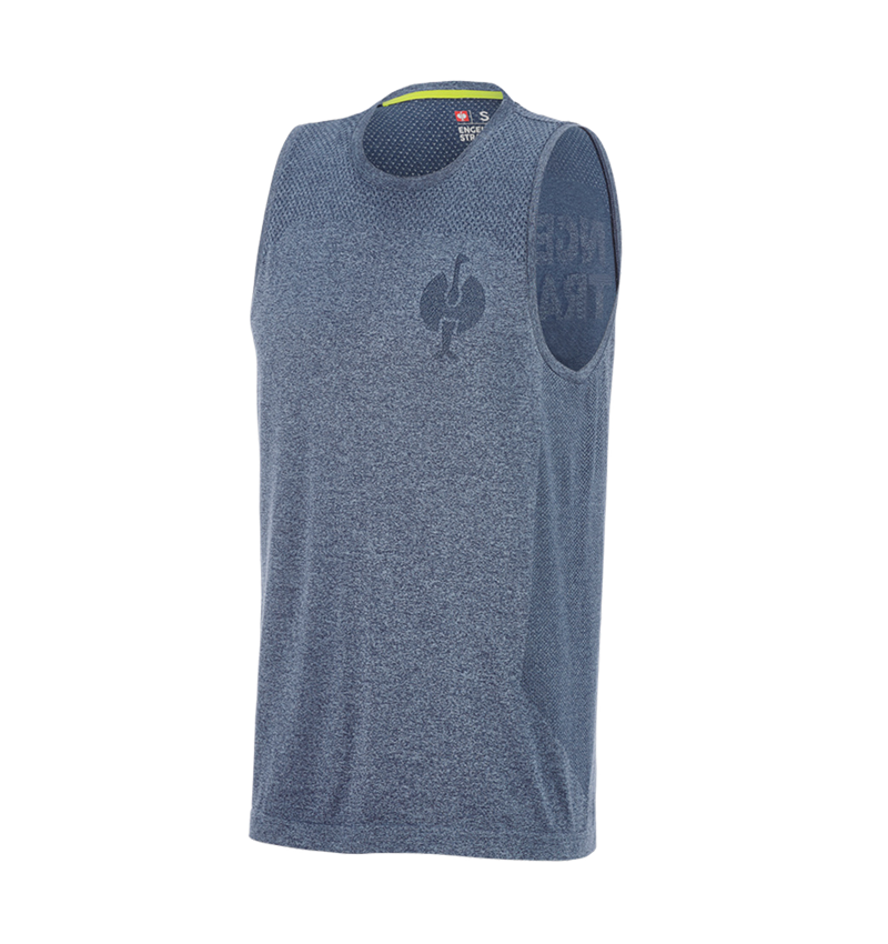 Bovenkleding: Athletic shirt seamless e.s.trail + diepblauw melange 4