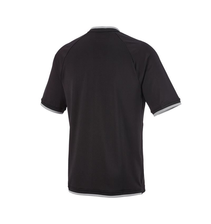 Vêtements: T-shirt fonctionnel e.s.ambition + noir/platine 8