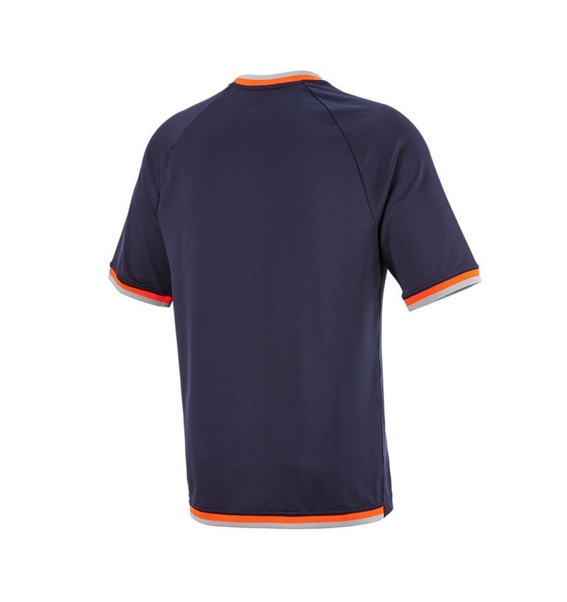 Kleding: Functionele-T-shirt e.s.ambition + donkerblauw/signaaloranje 9