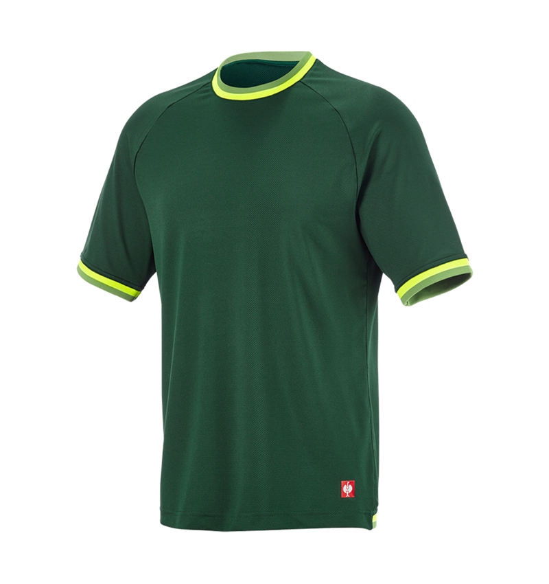Kleding: Functionele-T-shirt e.s.ambition + groen/signaalgeel 6