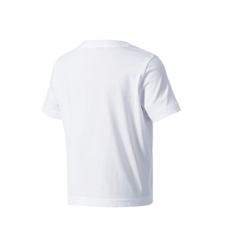 Kleding: e.s. T-shirt strauss works, kinderen + wit 1