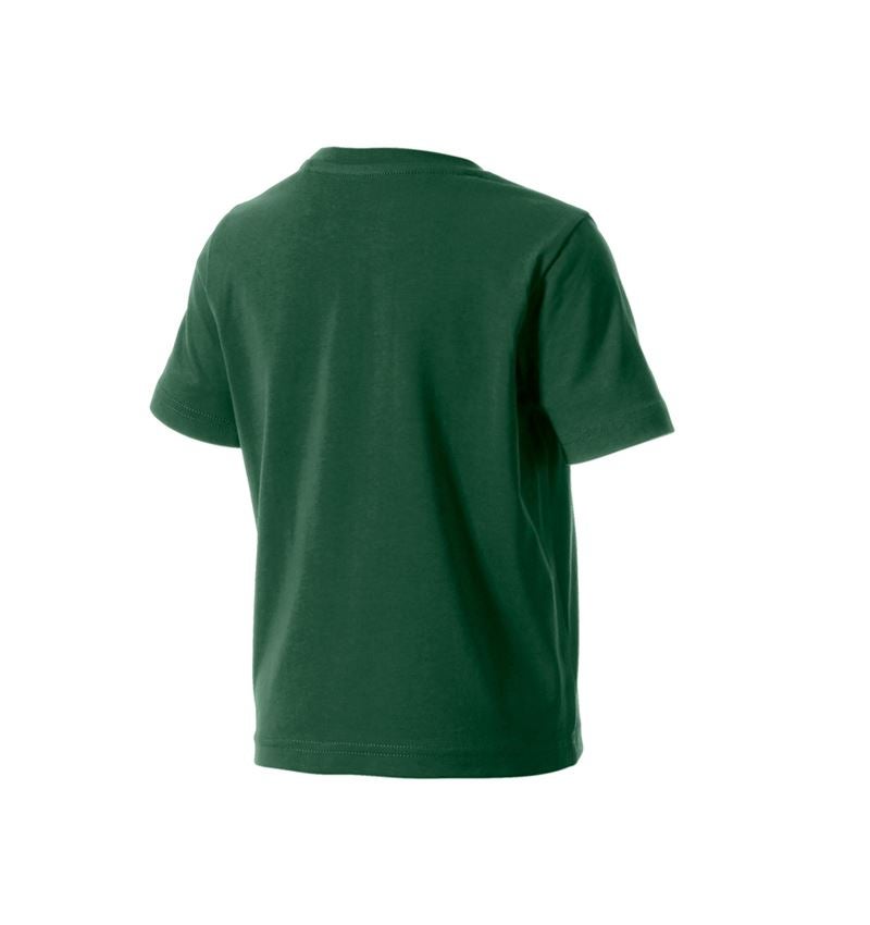 Kleding: e.s. T-shirt strauss works, kinderen + groen 1