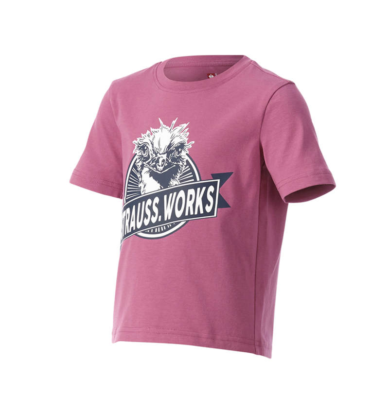 Kleding: e.s. T-shirt strauss works, kinderen + tarapink 3