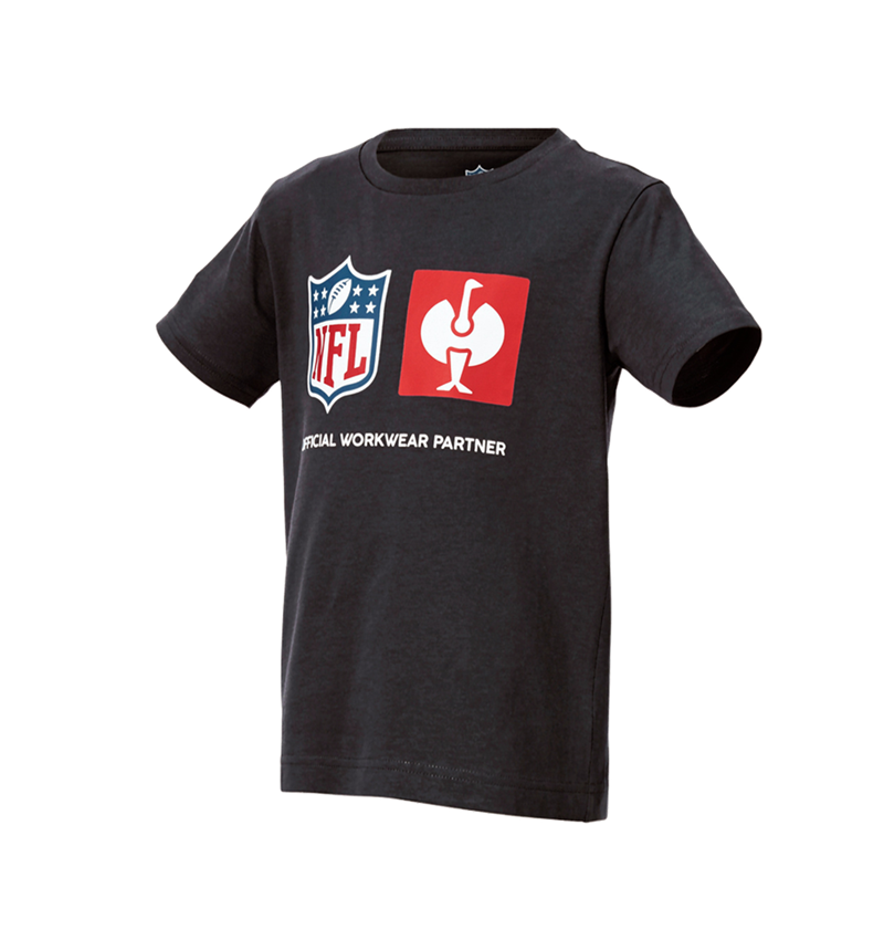 Kleding: NFL T-Shirt cotton, kids + zwart 4