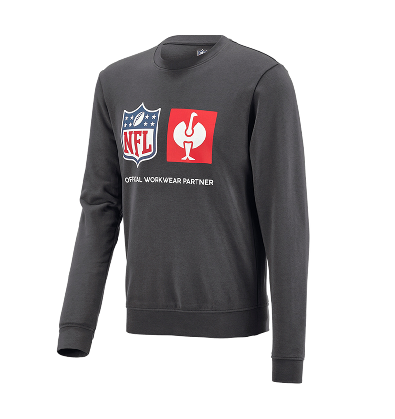 Kleding: NFL Sweatshirt cotton + carbongrijs 4